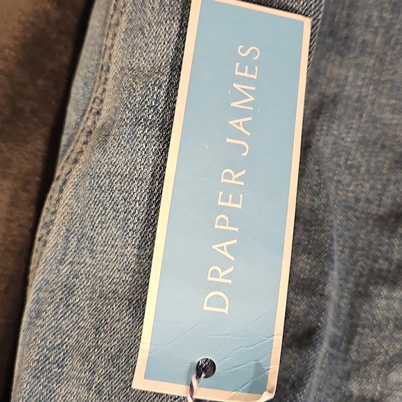 Draper James Reese Witherspoon 4 pocket button down denim jean jacket NWT - Picture 5 of 10